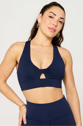 oasis twist medium impact sports bra