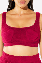 pet me midi bra with hearts