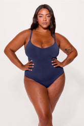 nearly naked shapewear strappy bodysuit