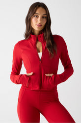 perfect storm cropped train jacket