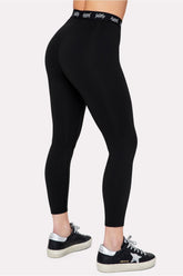 major label shaping high waist logo legging 7/8