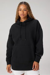 cozy fleece oversized hoodie