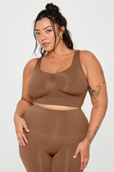 nearly naked shapewear midi bra