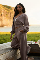 year round terry v-waist sweatpant