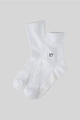 the powerhouse quarter crew grip sock
