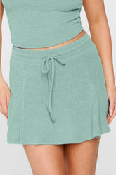 breezy knit flouncy skort