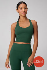 anywhere cropped built-in bra tank