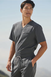helix 1-pocket scrub top