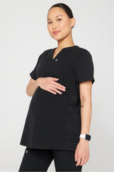 instinct maternity 3-pocket scrub top