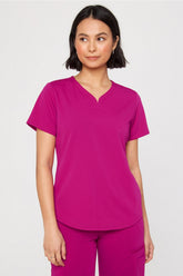 petal 3-pocket scrub top