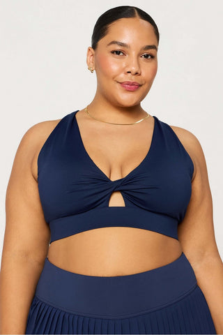 oasis twist medium impact sports bra