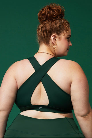 oasis twist medium impact sports bra