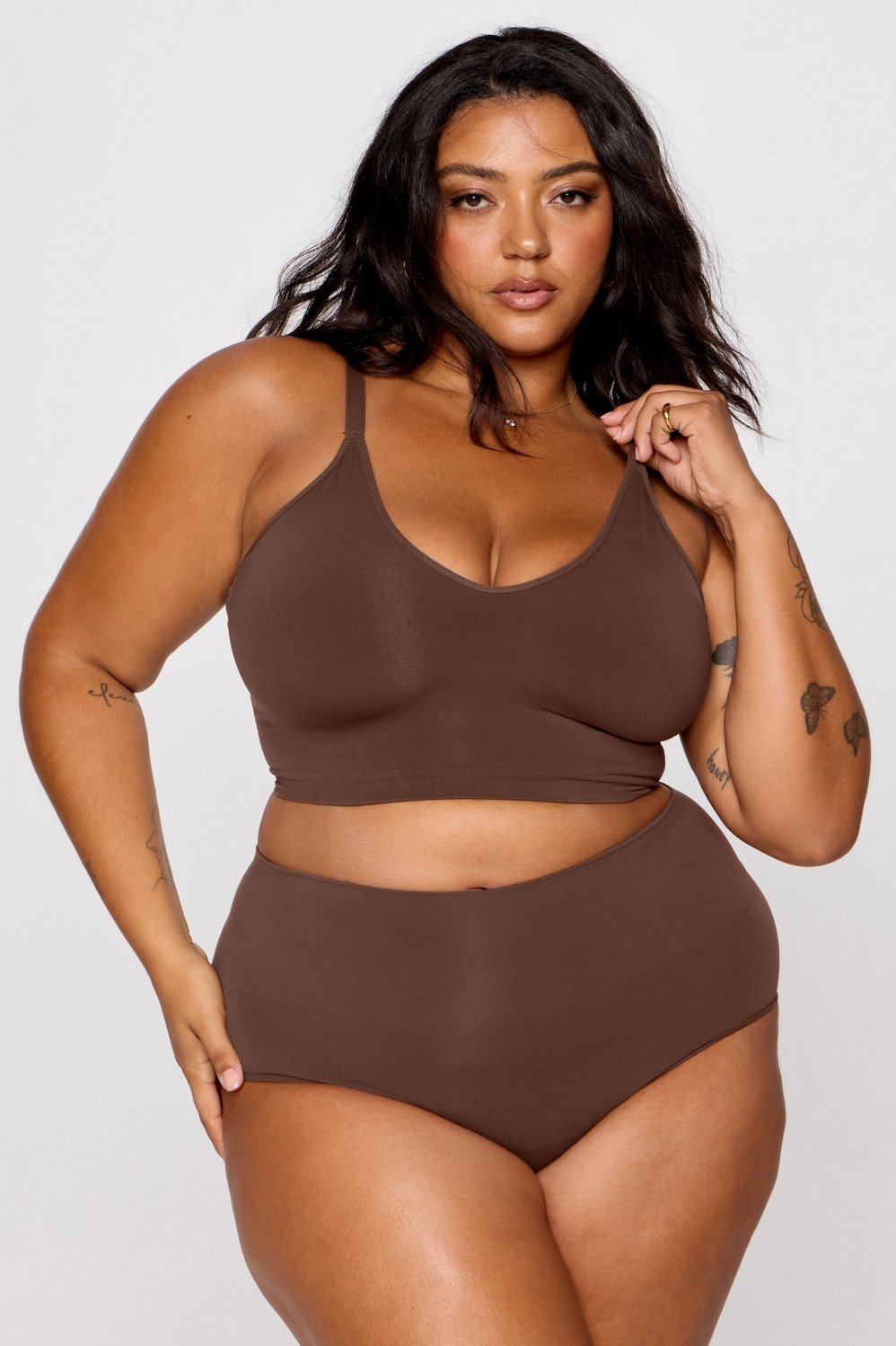 nearly naked shapewear plunge bra