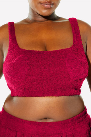 pet me midi bra with hearts