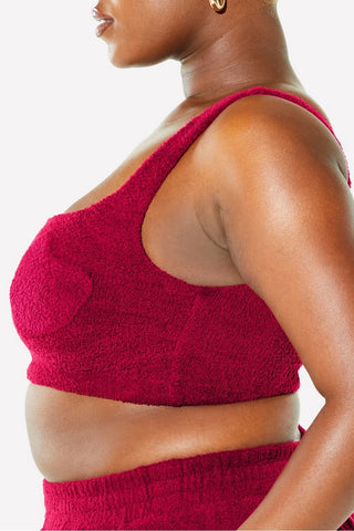 pet me midi bra with hearts