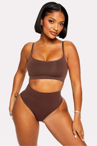 nearly naked shapewear scoop bralette