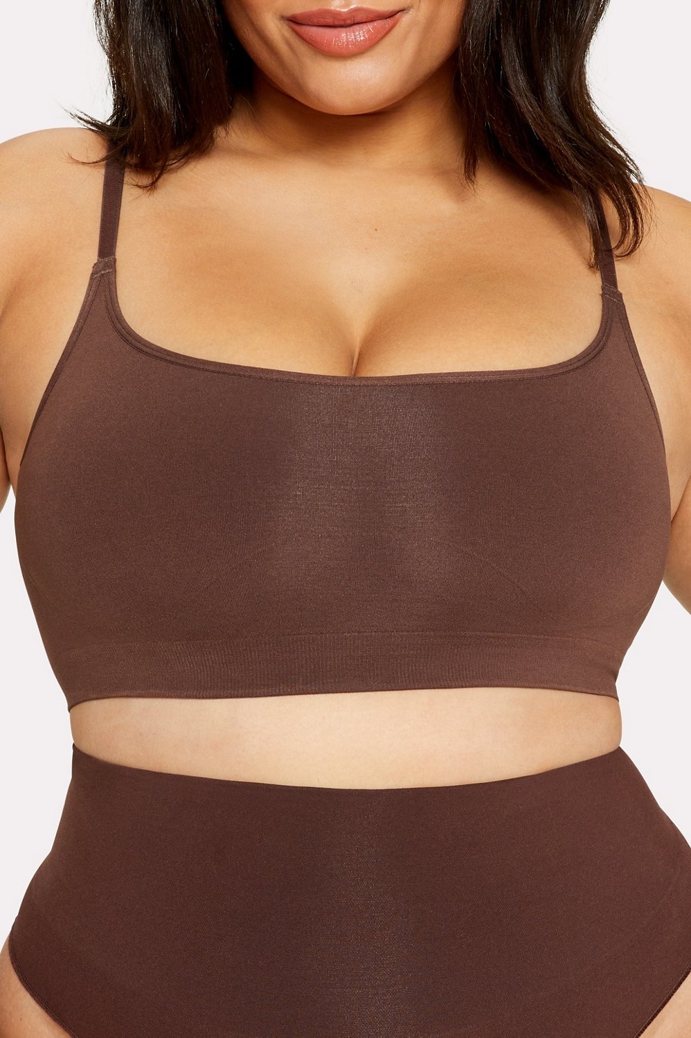 nearly naked shapewear scoop bralette