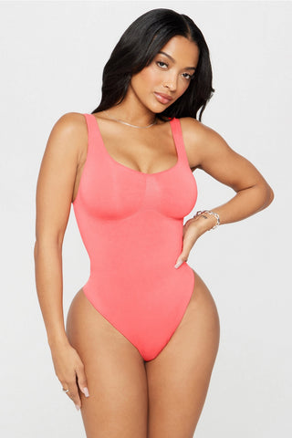 nearly naked shapewear thong bodysuit