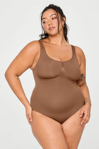 nearly naked shapewear thong bodysuit