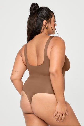 nearly naked shapewear thong bodysuit