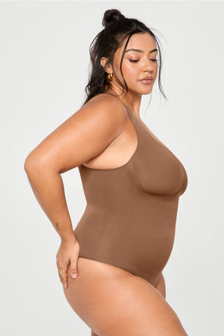 nearly naked shapewear thong bodysuit