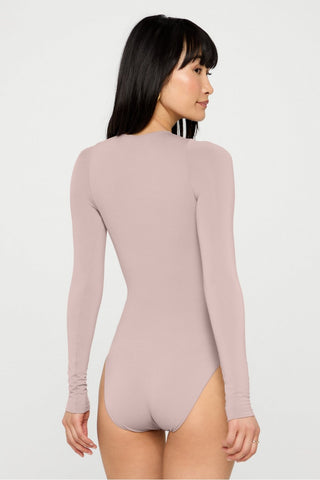 nearly naked shapewear long sleeve bodysuit