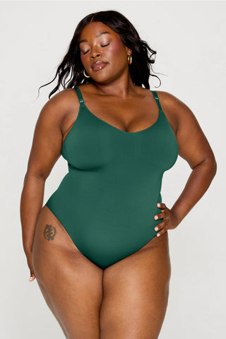 nearly naked shapewear strappy bodysuit