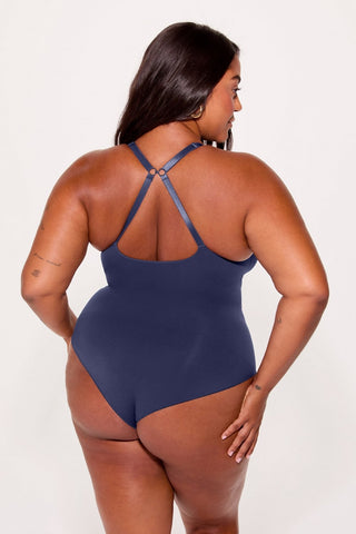 nearly naked shapewear strappy bodysuit