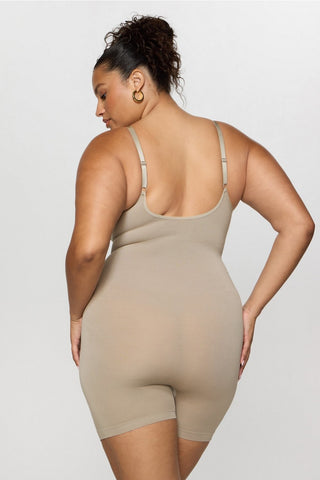 smooth as hell shaping short onesie