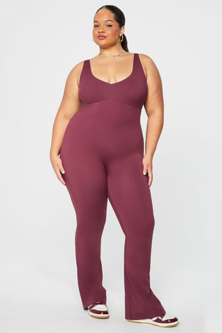 ultra-smooth flare catsuit