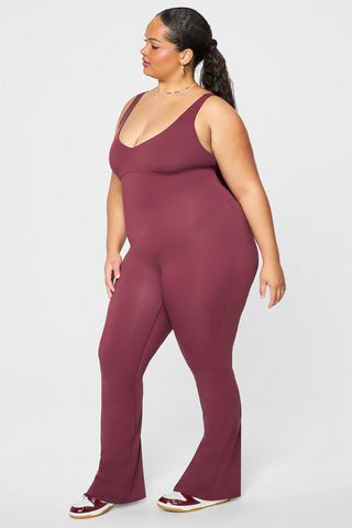 ultra-smooth flare catsuit