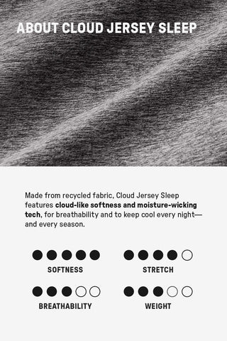 cloud jersey sleep robe