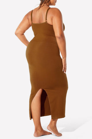 smooth as hell shaping maxi dress