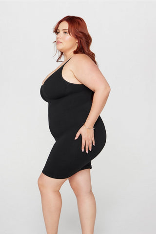 smooth as hell shaping mini dress