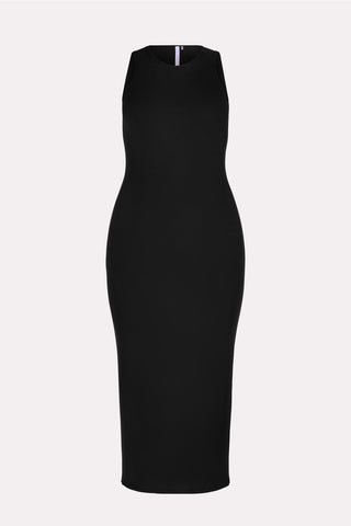 soft rib sleeveless maxi dress