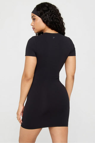 seamless short-sleeve dress