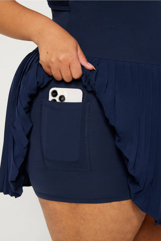 hot shot pleated dress ultra mini