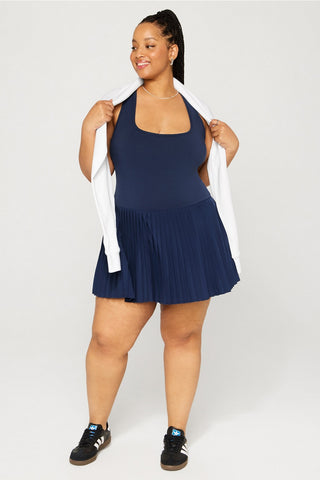 hot shot pleated dress ultra mini