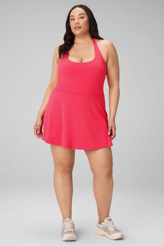 pureluxe halter mini dress