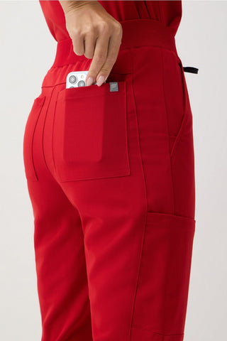 high-rise on-call scrub jogger