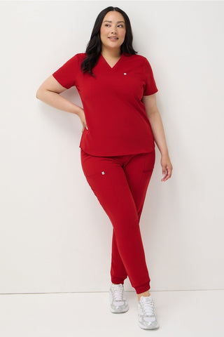 high-rise on-call scrub jogger