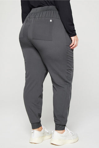 high-rise on-call scrub jogger (reflective)