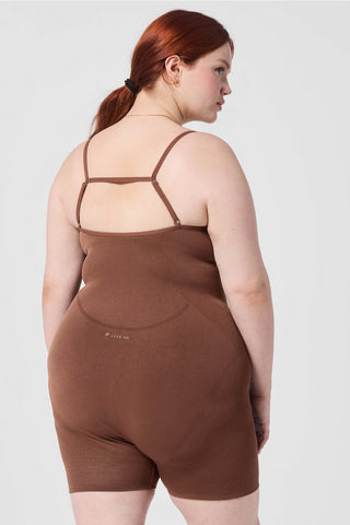 luxe360 sculptknit® short jumpsuit 4"