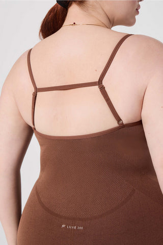 luxe360 sculptknit® short jumpsuit 4"