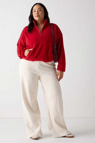 no chill fleece half-zip