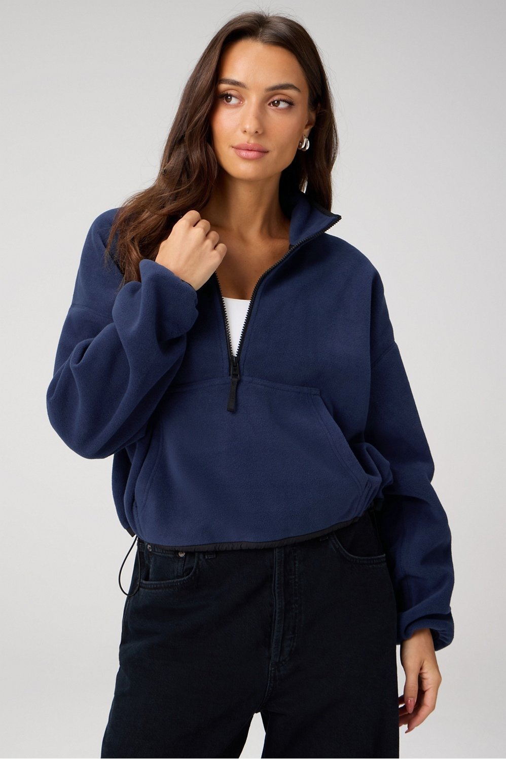 no chill fleece half-zip