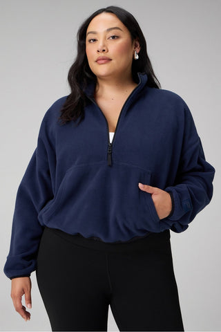 no chill fleece half-zip