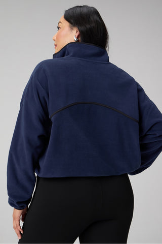 no chill fleece half-zip