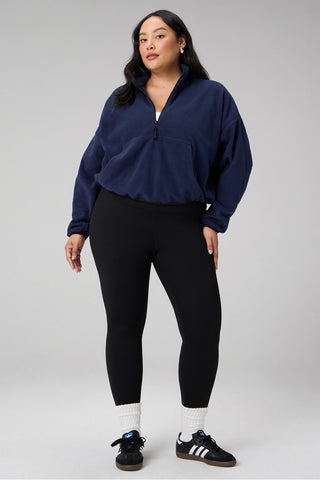 no chill fleece half-zip