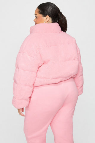 teddy puffer jacket